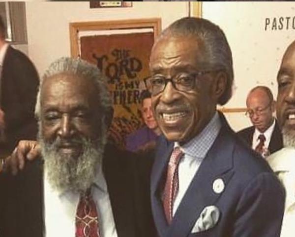 Al Sharpton and his dad.